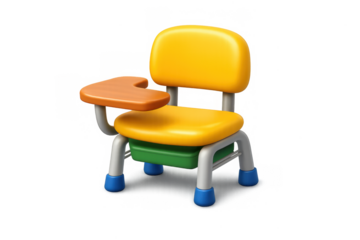 Classroom chair icon for educational design and learning tools