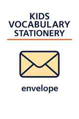 Kids Vocabulary Stationery Envelope