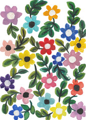 Vibrant Hand Painted Floral Collection