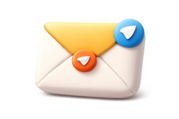 Email icon design with simple compose elements for digital communication and messaging