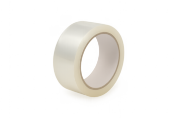 Clear packing tape roll adhesive transparent background