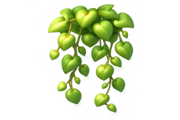 Elegant pothos vine icon for botanical design and decor