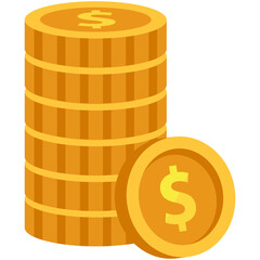 Stack of Golden Coins