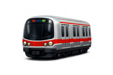 Modern subway car icon design for urban transportation projects