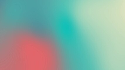 Soft abstract gradient background blending pink teal and beige colors, gentle artistic motion graphics loop for modern art installations, lifestyle vlogs, and creative digital backgrounds.
