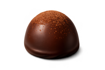 Luxurious decadent chocolate truffle design for gourmet branding and packaging