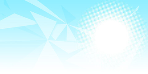 Abstract light blue and white background featuring overlapping g