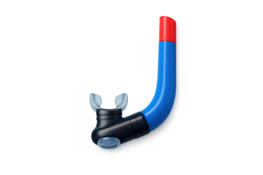 Modern snorkel icon with glossy finish for digital design projects - Powered by Adobe