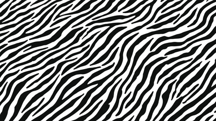 Black and white zebra striped pattern texture