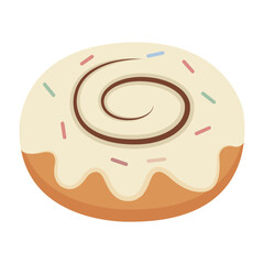 Vector graphic icon for Cinnabon