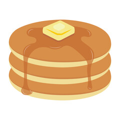 Vector graphic icon for Pancake