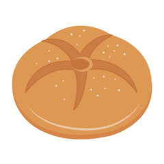 Vector graphic icon for Sweet bun