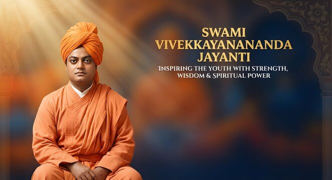 Swami Vivekananda Jayanti celebration with inspirational leader