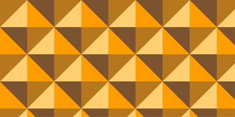 Obraz premium Illustration squares seamless geometric pattern with shapes. Abstract geometric triangle background wallpaper.