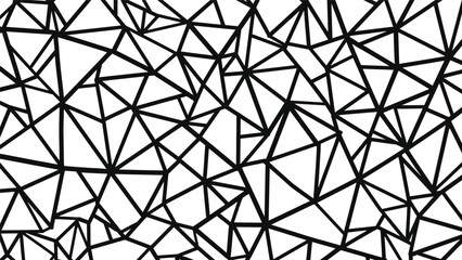 Geometric pattern of black lines on white background