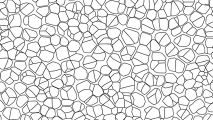 Microscopic view of a polycrystalline material's microstructure