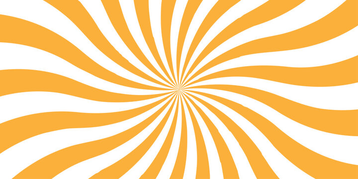 Vector illustration pattern beam rays. Spiral radial striped backdrop design. Abstract background with rays retro starburst abstract. Sunburst background.