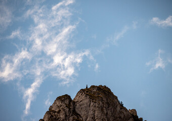 clouds over the mountains