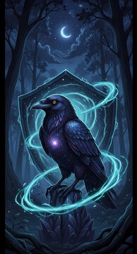 Dark Fantasy Raven 