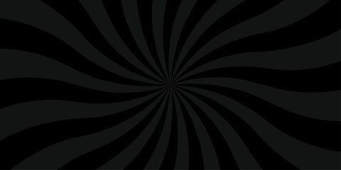 Sunburst beam light vintage shine and graphic summer explosion pattern. black and gray bright sunrise isolated glow striped texture background.