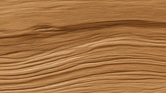 Elegant Fine-Grained Oak Wood Texture with Visible Growth Rings and Smooth Light in Warm Tones