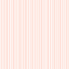 Obraz premium Minimalist seamless pattern of dense vertical light pink stripes in varying widths, perfect for nursery decor, feminine branding, and elegant stationary backgrounds.