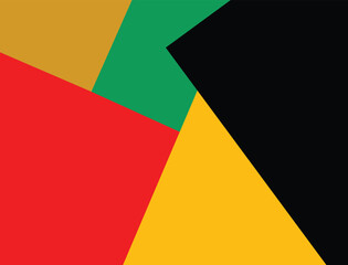 Black History Month with an abstract geometric background