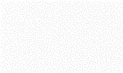 Medical science vector illustration featuring a microscopic organic pattern of bacteria or cells. Gray chaos dots texture on white for nanotechnology and biotech designs.