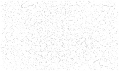 Abstract gray scatter vector texture with chaotic small dots. Random noise grain pattern isolated on white. Microscopic particles dust or nanotechnology concept for science design overlay.