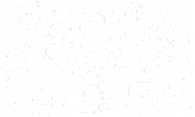 Dust and scratches vector texture overlay for vintage film effect. Grunge noise grain background with distressed particles on white. Old photo damage illustration for retro design.