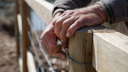 Prepared Wire Sections Showing Replacement Mesh for Seamless Repair