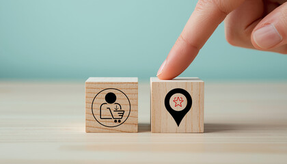 Customer value proposition concept. The benefits of a product or service to customers. Marketing and sales strategies, capturing customer attention and drive sales form the competitive advantage.