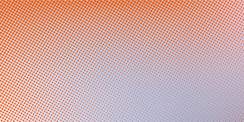 abstract dot halftone with gradient red and yellow color background