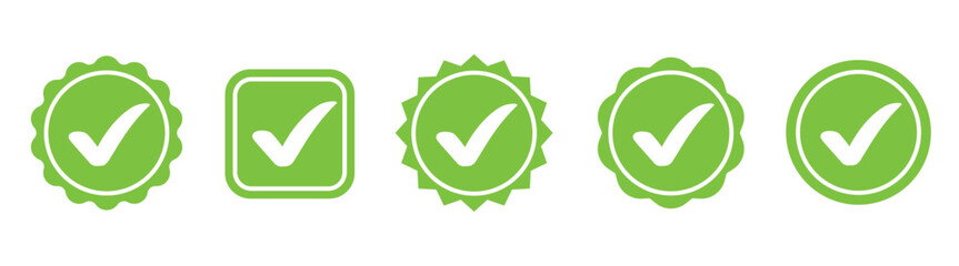 Variety solid checkmark element design