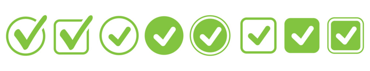 Different solid checkmark element design