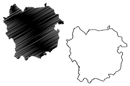 Kayes Region (Regions of Mali, Republic of Mali) map vector illustration, scribble sketch Kayes map