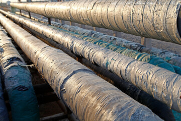 Pipeline of oil fields