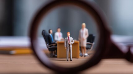 Examining the candidate selection process insights from a magnifying glass perspective in the business environment