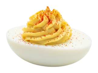 Delicious deviled eggs recipe kitchen food home culinary isolated on transparent background