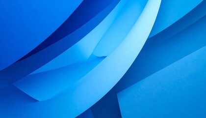 Layered abstract blue wave shapes with smooth gradients, fluid motion background design.
