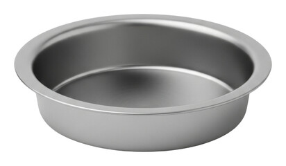 Baking delicious pies in a stainless steel pie pan a culinary view isolated on transparent background