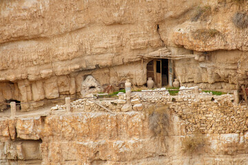 old construction in the mountains