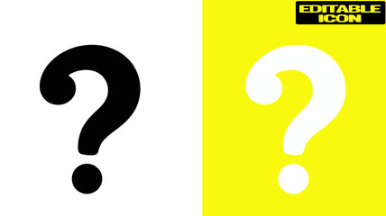 Question marks on contrasting backgrounds Vector