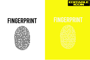 Comparison of fingerprint patterns Vector