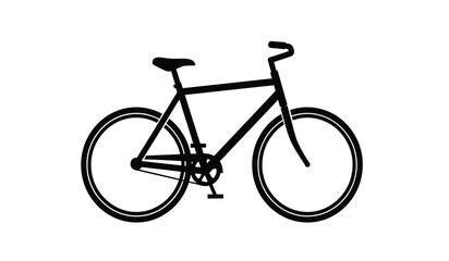 Fototapeta premium A simple line drawing of a bicycle