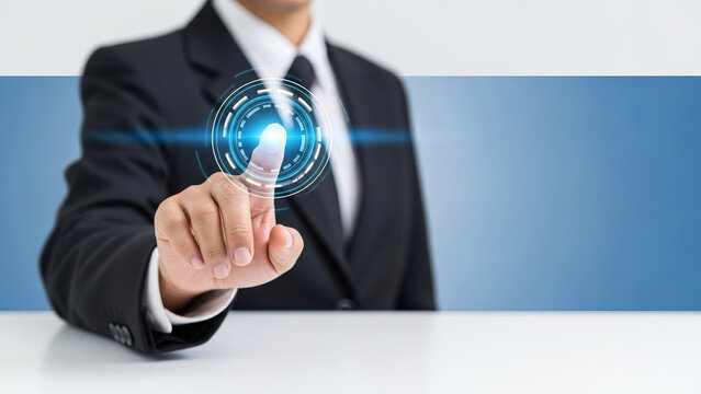 Leadership goal financial market professional profit e business digital company target business investment growth finance strategy planning economic analysis marketing banking touch interface - Powered by Adobe