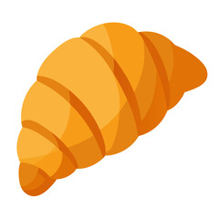 croissant isolated on white background