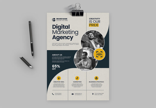 Digital Marketing Agency Promotional Flyer