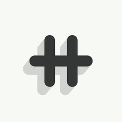 Obraz premium Simple abstract symbol with geometric shapes representing connection or coordination. Concept of modern design and minimalism, ideal for branding or graphic illustration use.