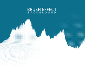 Brush stroke effect element